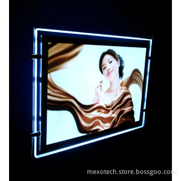 Double Side Magnetic Advertising Crystal LED Light Box (CDH03-A3L-13)